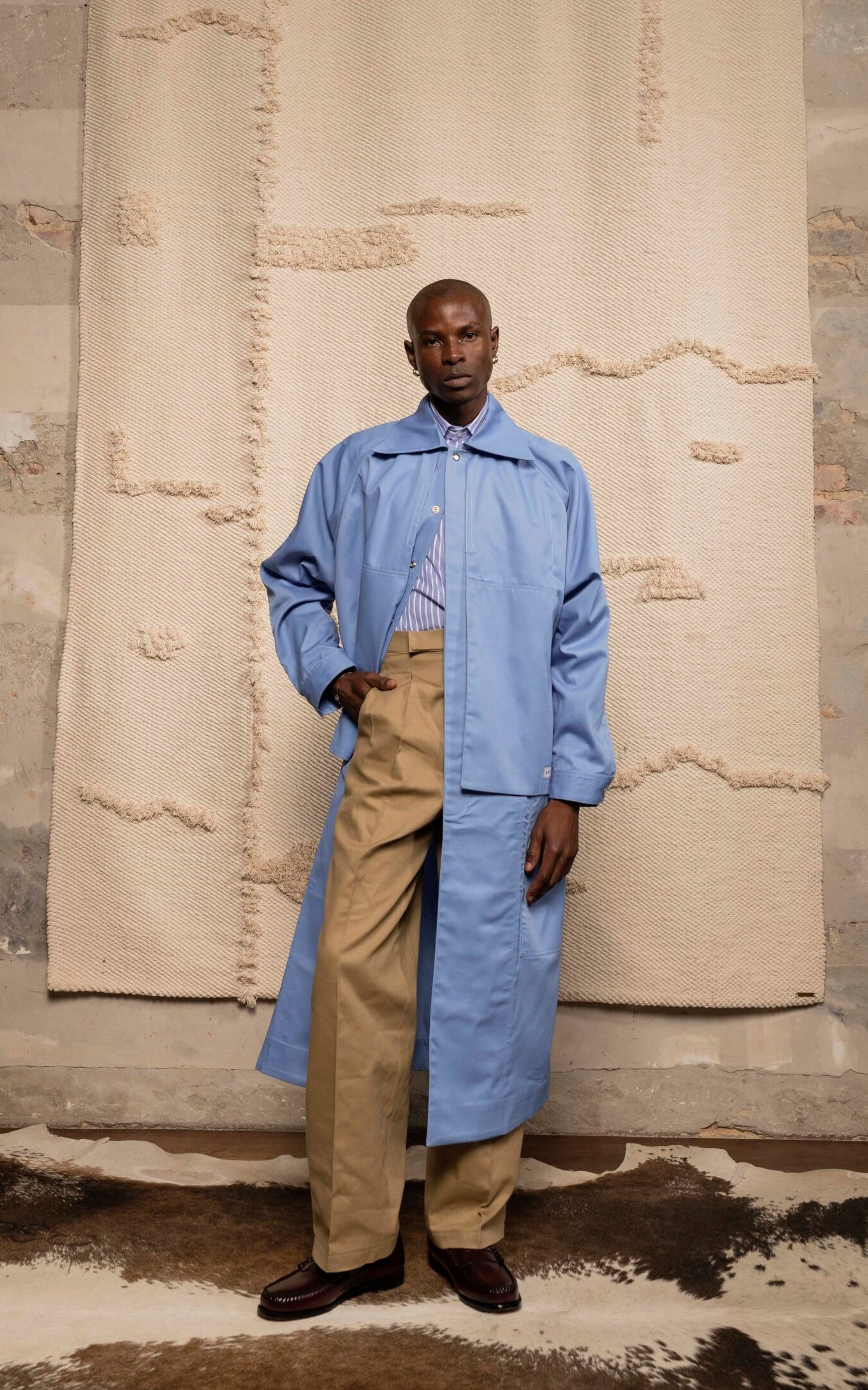 RELAXED DOUBLE PLEATED PANTS